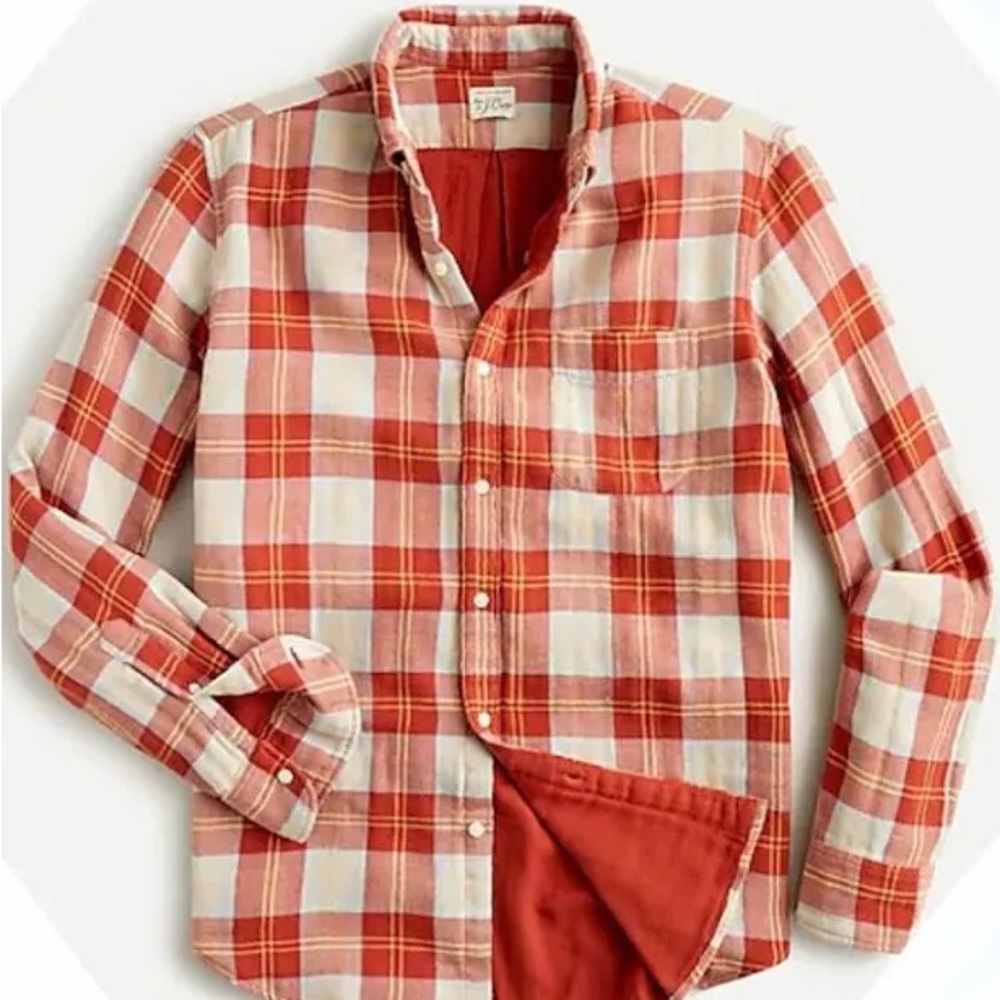 J.Crew Men’s Slim Double Weave Shirt MEDIUM